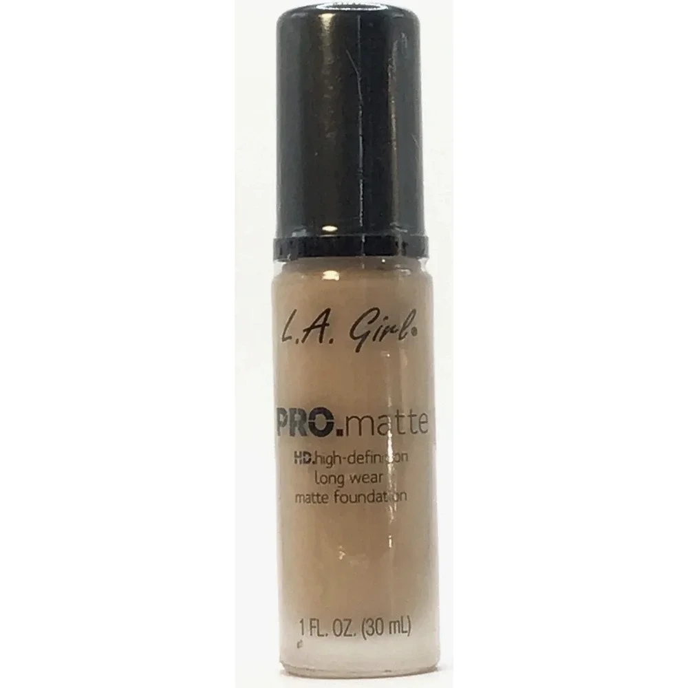 L.A. Girl Pro Matte High Def Liquid Foundation Makeup - Light Tan GLM676